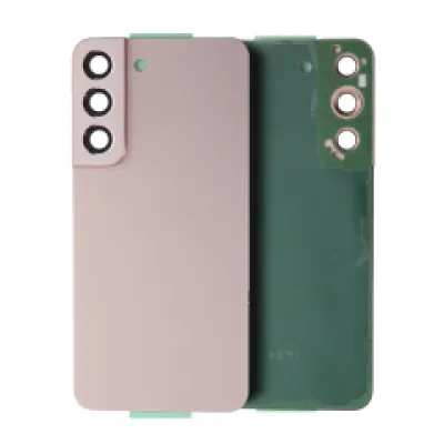 Задня кришка зі склом камери для Samsung Galaxy S22 5G (Service Pack) (Pink Gold)