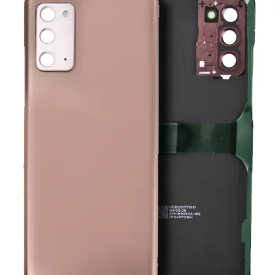 Задня кришка зі склом камери для Samsung Galaxy Note 20 Ultra (Service Pack) (Mystic Bronze)