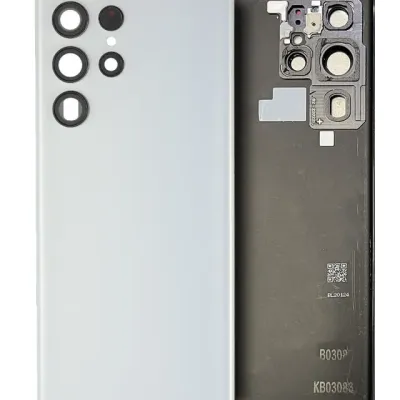 Задня кришка зі склом камери для Samsung Galaxy S22 Ultra (Service Pack) (білий)