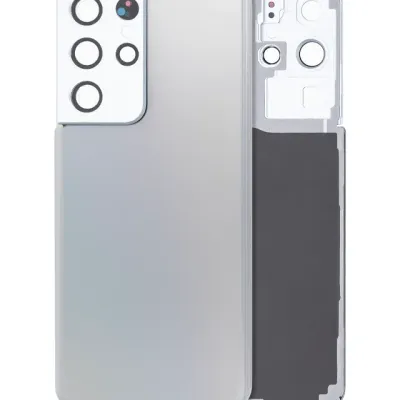 Задня кришка зі склом камери для Samsung Galaxy S21 Ultra (Service Pack) (Phantom Silver)