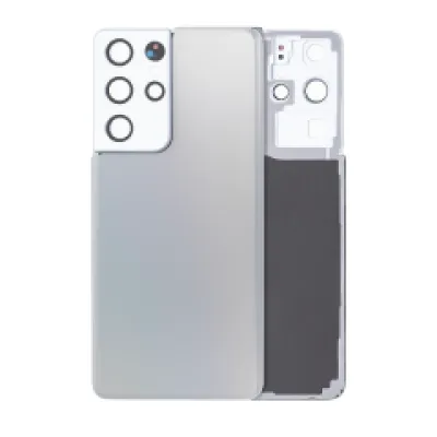 Задня кришка зі склом камери для Samsung Galaxy S21 Ultra (Service Pack) (Phantom Silver)