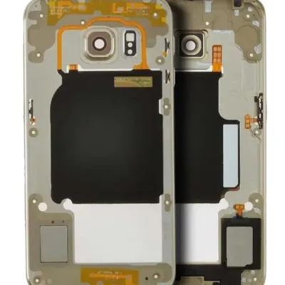 Рамка корпусу для Samsung Galaxy S6 Edge (Service Pack) (Gold Platinum)