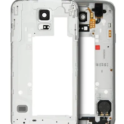 Рамка корпусу для Samsung Galaxy S5 (Service Pack) (Silver / Black)