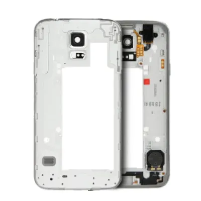 Рамка корпусу для Samsung Galaxy S5 (Service Pack) (Silver / Black)