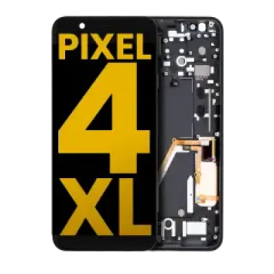 Дисплейний модуль OLED з рамкою для Google Pixel 4 XL (Refurbished) (Gray Power Button)