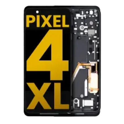 Дисплейний модуль OLED з рамкою для Google Pixel 4 XL (Refurbished) (Pink Power Button)