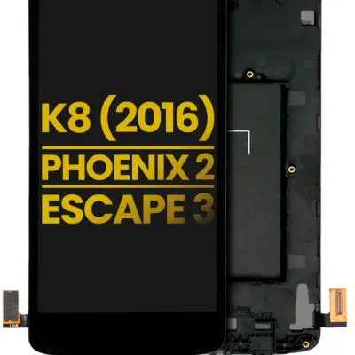 Дисплейний модуль з рамкою для LG K8 (2016) / Phoenix 2 / Escape 3 (Refurbished) (All Colors)