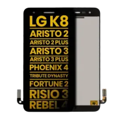 Дисплейний модуль для LG K8 (X210 / 2018) / Aristo 2 / Aristo 2 Plus / Aristo 3 / Aristo 3 Plus / Phoenix 4 / Tribute Dynasty / Empire / Fortune 2 / Risio 3 / Rebel 4 без рамки (Refurbished) чорний