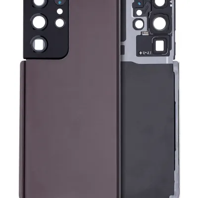 Задня кришка з склом камери для Samsung Galaxy S21 Ultra (Service Pack) (Phantom Brown)