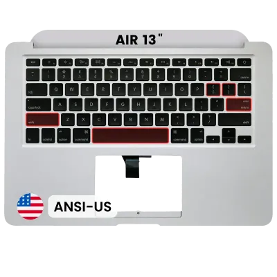 Top Case with Keyboard (ANSI US) For MacBook Air 13" A1369 (2011) (Used OEM Pull: Grade B/C)