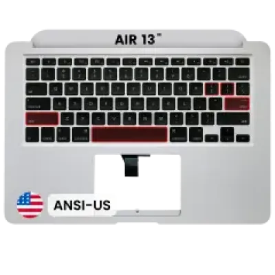 Топкейс з клавіатурою (ANSI US) для MacBook Air 13" A1369 (2011) (Used OEM Pull: Grade B/C)