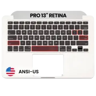Топкейс з клавіатурою (ANSI US) для MacBook Pro 13" A1502 (2015) (Used OEM Pull: Grade B/C)