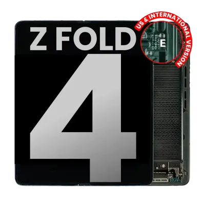 Дисплейний модуль внутрішній (OLED) з рамкою для Samsung Galaxy Z Fold 4 5G (US & International) (Used OEM Pull: Grade A) (Graygreen)