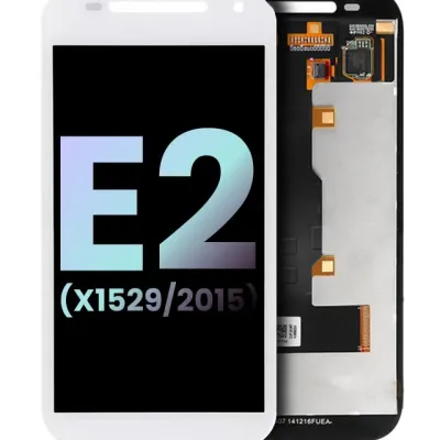 Дисплейний модуль LCD без рамки для Motorola Moto E2 (2nd Gen) (X1529 / 2015) (білий) (Genuine OEM)