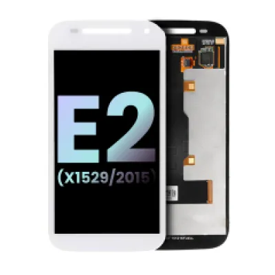 Дисплейний модуль LCD без рамки для Motorola Moto E2 (2nd Gen) (X1529 / 2015) (білий) (Genuine OEM)