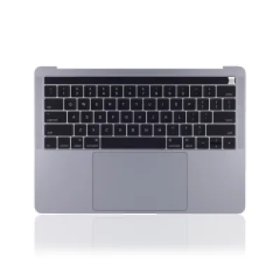 Топкейс з клавіатурою (ISO UK) і трекпадом для MacBook Pro 13" A1989 (2018-2019) (Used OEM Pull: Grade A) (Space Gray)