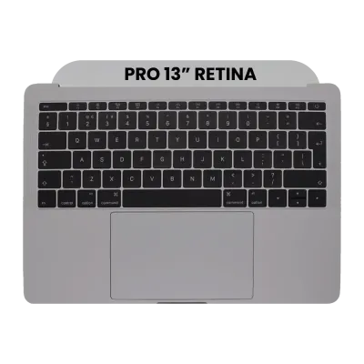 Топкейс з клавіатурою (ISO UK) і трекпадом для MacBook Pro 13" A1708 (2016) (Used OEM Pull: Grade A) (Space Gray)