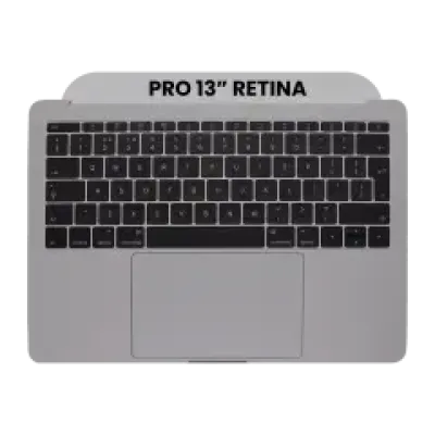 Топкейс з клавіатурою (ISO UK) і трекпадом для MacBook Pro 13" A1708 (2016) (Used OEM Pull: Grade A) (Space Gray)