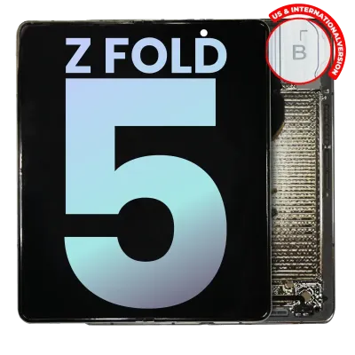 Внутрішній дисплейний модуль (OLED) з рамкою для Samsung Galaxy Z Fold 5 5G (US & International) (Service Pack) (Cream)
