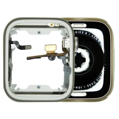 Housing Assembly For Watch Series 8 (45MM) (Aluminum/Starlight) (GPS Version) (Used OEM Pull: Grade B/C)