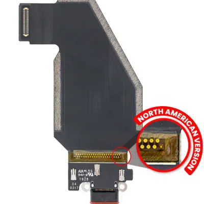 Charging Port Flex Cable For Google Pixel 4 XL (US Version) (Genuine OEM)