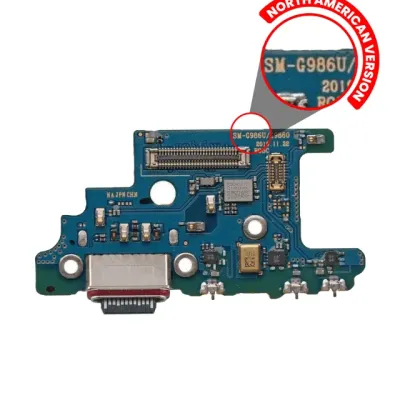 Роз'єм зарядки з платою для Samsung Galaxy S20 Plus 5G (G986U) (US Version) (Service Pack)