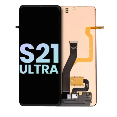 Дисплейний модуль для Samsung Galaxy S21 Ultra 5G (OLED, Without Frame, Service Pack, усі кольори)