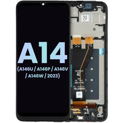 Дисплейний модуль для Samsung Galaxy A14 5G (A146U / A146P / A146V / A146W / 2023) (US Version, LCD, With Frame, Service Pack, усі кольори)