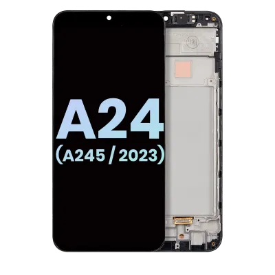 Дисплейний модуль для Samsung Galaxy A24 4G (A245 / 2023) (OLED, With Frame, Service Pack, усі кольори)