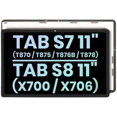 LCD Assembly Without Frame For Samsung Galaxy Tab S7 11" (T870 / T875 / T876B / T878) (2020) / Tab S8 11" (X700 / X706) (2022) (Service Pack) (All Colors)