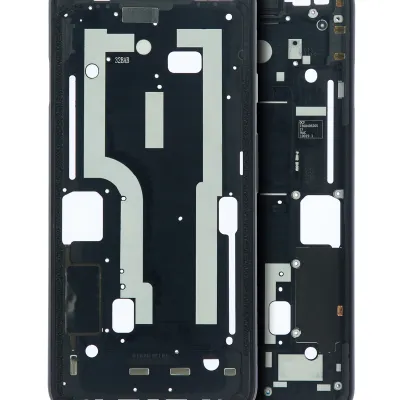 Mid-Frame Housing For Google Pixel 4 (Clearly White Power Button)
