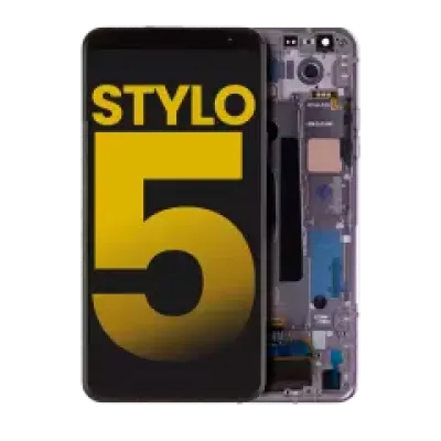 Дисплейний модуль (LCD) з рамкою для LG Stylo 5 (Refurbished) (Blonde Rose)