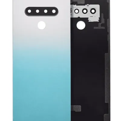 Задня кришка зі склом камери для LG Stylo 6 / K71 (синій)