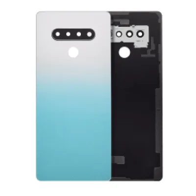 Задня кришка зі склом камери для LG Stylo 6 / K71 (синій)