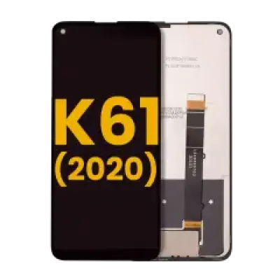 Дисплейний модуль (LCD) без рамки для LG K61 (2020) (Refurbished) (чорний)
