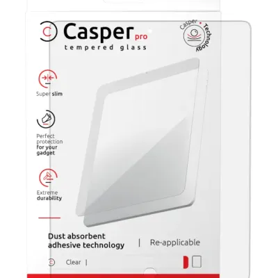 Casper Pro Tempered Glass for iPad 2 / iPad 3 / iPad 4 (Retail Packaging) (Clear)