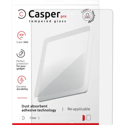 Casper Pro Tempered Glass for iPad Pro 12.9" 1st Gen (2015) / 2nd Gen (2017) (Retail Packaging) (Clear)