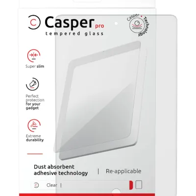 Загартоване скло Casper Pro для iPad Pro 12,9" 3-го пок. (2018) / 4-го пок. (2020) / 5-го пок. (2021) / 6-го пок. (2022) (Retail Packaging) (прозоре)