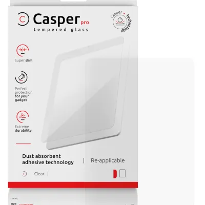 Загартоване скло Casper Pro для iPad Air 11" (2024) / Air 11" (2025) / Air 11" M4 (2026) (Retail Packaging) (прозоре)