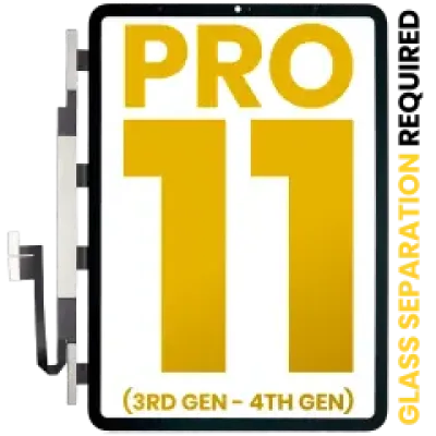 Тачскрін для iPad Pro 11" 3-го пок. (2021) / Pro 11" 4-го пок. (2022) (OCA Pre-Installed & Glass Separation Required) (Premium) (усі кольори)