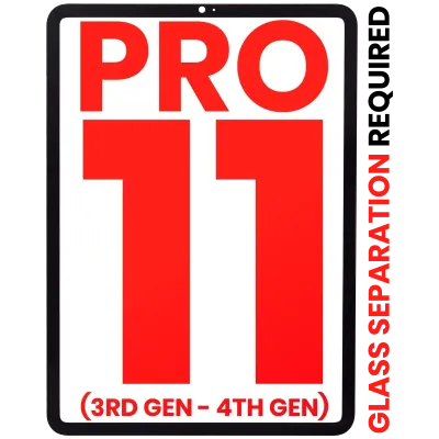 Front Glass For iPad Pro 11" 3rd Gen (2021) / iPad Pro 11" 4th Gen (2022) (Glass Separation Required)