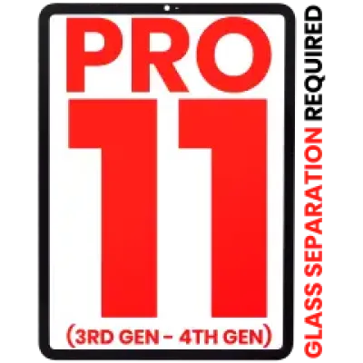 Скло екрана для iPad Pro 11" 3-го пок. (2021) / iPad Pro 11" 4-го пок. (2022) (Glass Separation Required)