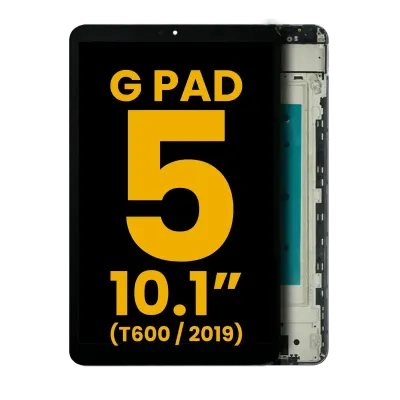 LCD Assembly With Frame For LG G Pad 5 10.1 (T600 / 2019) (Refurbished) (Black)