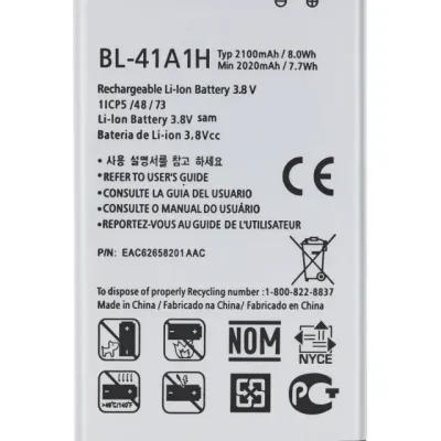 Акумулятор для LG Tribute (LS660) (LS676) / Optimus F60 (MS395) / Transpyre VS810 (BL-41A1H)