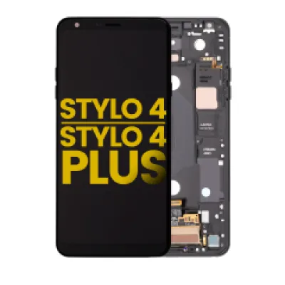 Дисплейний модуль з рамкою для LG Stylo 4 / Stylo 4 Plus (Refurbished) (Aurora Black)