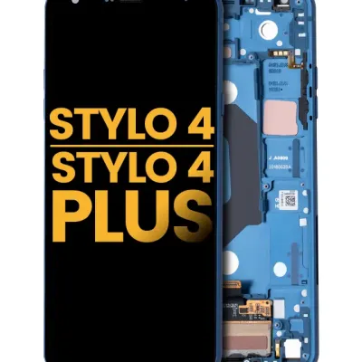 Дисплейний модуль з рамкою для LG Stylo 4 / Stylo 4 Plus (Refurbished) (Moroccan Blue)