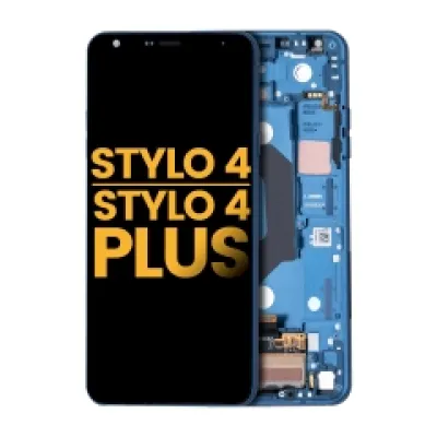 Дисплейний модуль з рамкою для LG Stylo 4 / Stylo 4 Plus (Refurbished) (Moroccan Blue)