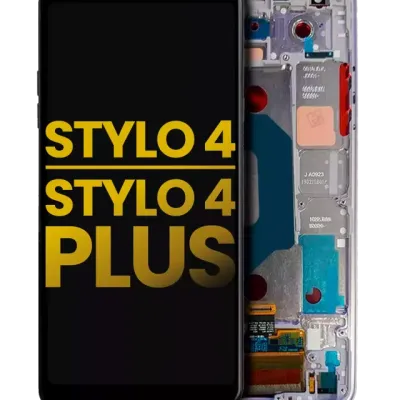Дисплейний модуль з рамкою для LG Stylo 4 / Stylo 4 Plus (Refurbished) (Lavender Violet)