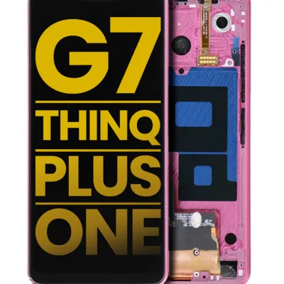 Дисплейний модуль з рамкою для LG G7 ThinQ / G7 Plus / G7 One (Refurbished) (Raspberry Rose)