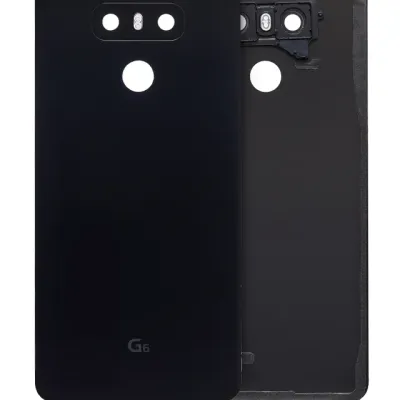 Заднє скло з проклейкою для LG G6 (Astro Black)